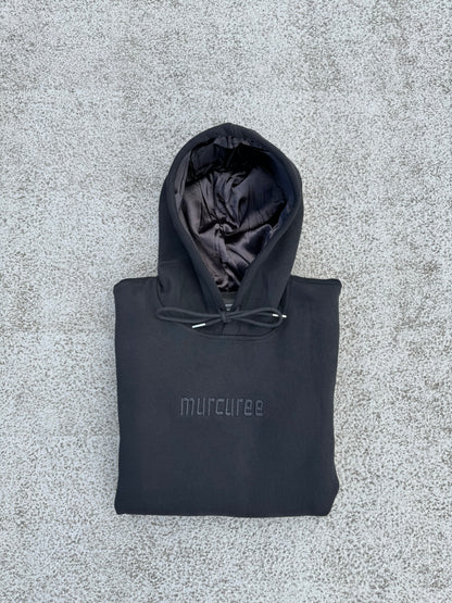 OG BLACK CAT SATIN HOODIE